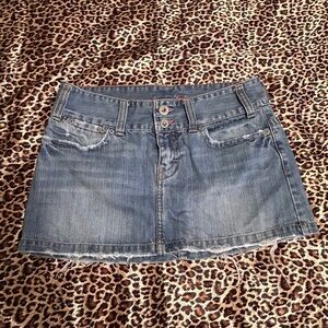 Denim Mini Skirt